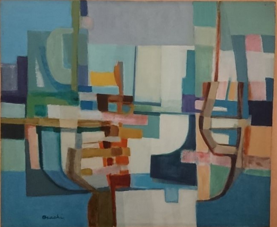 Piccolo porto n•2 - olio su tela 60x50